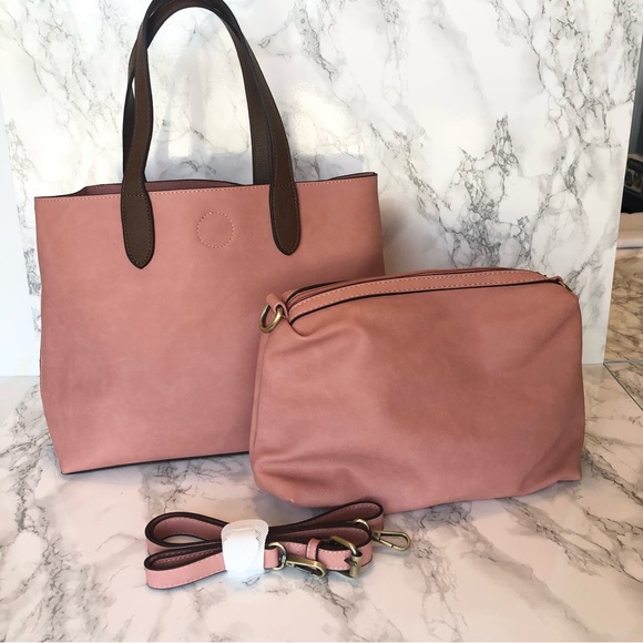 🆕 Joy Susan Mini Tote Bag in blush pink - Picture 1 of 9